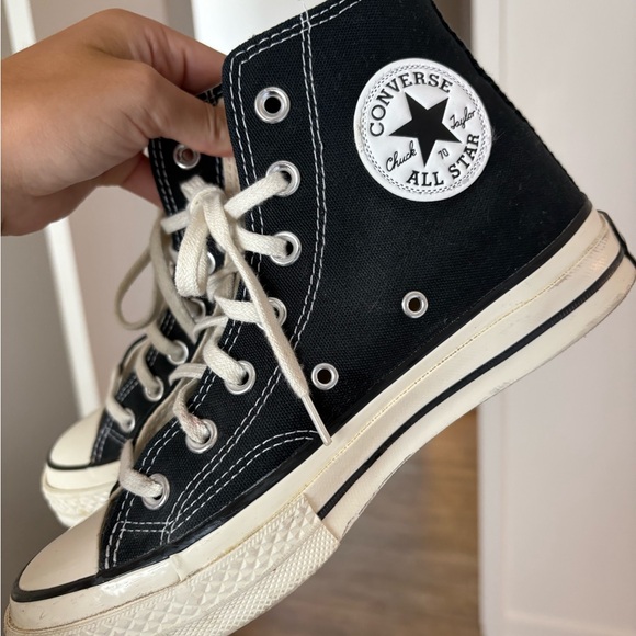 Converse Black and White Chuck Taylor All Star Lift Platform - Picture 2 of 4